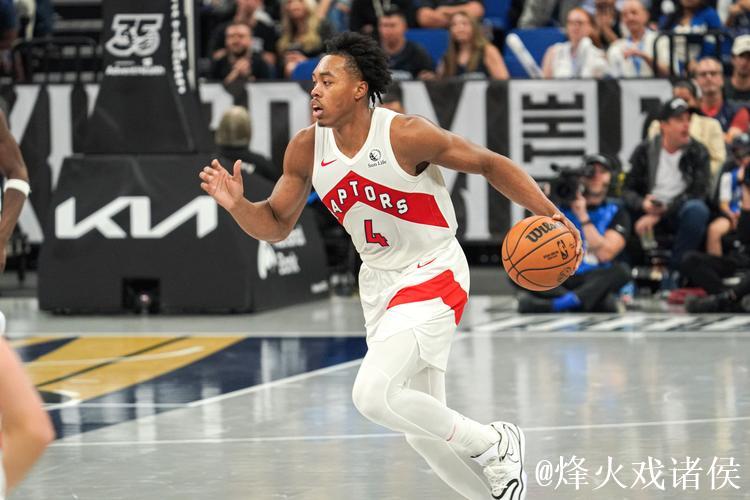 巴恩斯关键时刻抢前场板打成2+1，猛龙还剩35秒领先热火8分